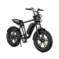 Nero-Bici elettrica in stile motociclistico M20