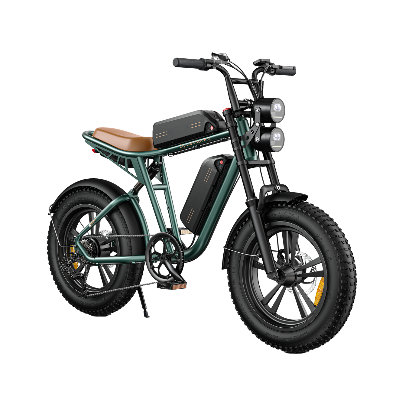 Bici elettrica in stile motociclistico M20
